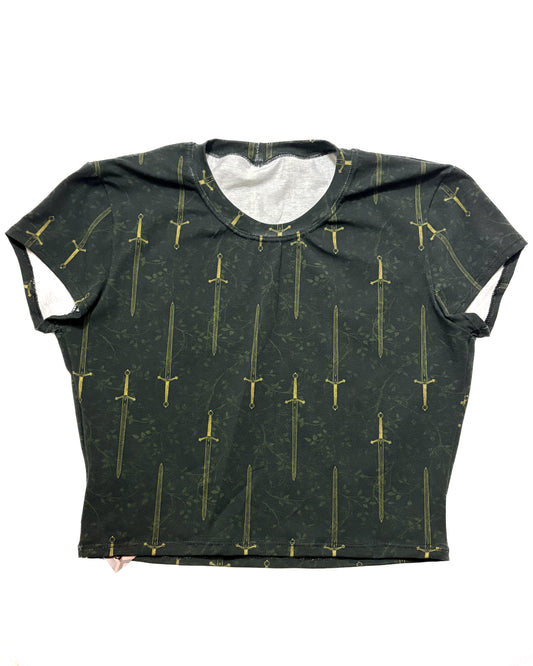 Pre Made Cropped Fitted Tees